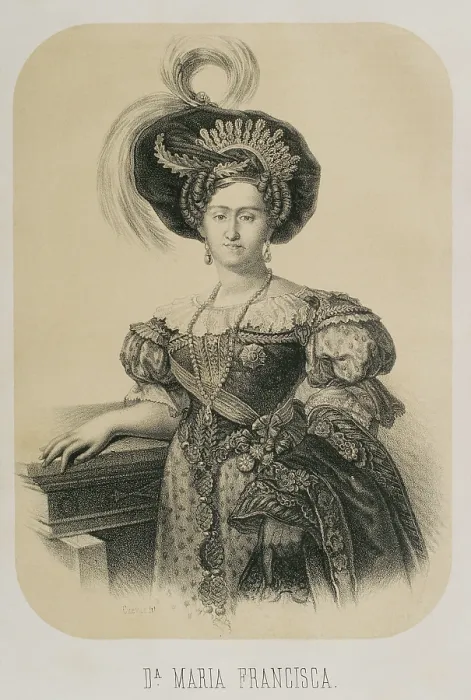 Framed Print : Maria Francisca of Braganza (1800-1834), Portuguese infanta of the House of Braganza... 1886. Creator: Unknown Framed Print : Maria Francisca of Braganza (1800-1834), Portuguese infanta of the House of Braganza... 1886. Creator: Unknown