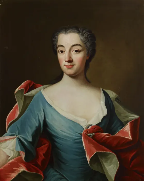 Framed Print : Maria Juliana Bedoire, c1740. Creator: Olof Arenius Framed Print : Maria Juliana Bedoire, c1740. Creator: Olof Arenius
