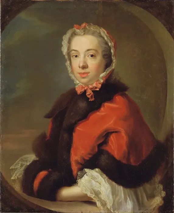 Framed Print : Maria Juliana Jennings, 1731-1793 or Elisabet Jennings, 1734-1801, early-mid 18th century. Creator: Johan Henrik Scheffel Framed Print : Maria Juliana Jennings, 1731-1793 or Elisabet Jennings, 1734-1801, early-mid 18th century. Creator: Johan Henrik Scheffel