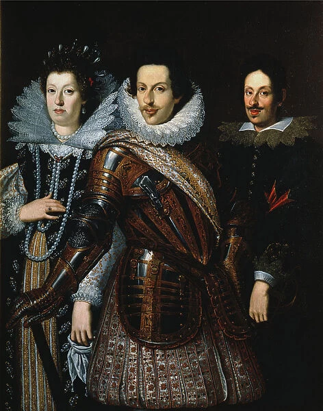 Maria Maddalena of Austria (1587-1631), Cosimo II de Medici (1590-1621) and Ferdinando II de Medic