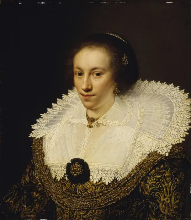 Framed Print : Maria Odilia Buys, 1628. Creator: Ravesteyn, Jan Anthonisz, van (1572-1657) Framed Print : Maria Odilia Buys, 1628. Creator: Ravesteyn, Jan Anthonisz, van (1572-1657)