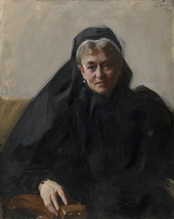 Framed Print : Maria Sheldon Scammon, 1895. Creator: Anders Leonard Zorn Framed Print : Maria Sheldon Scammon, 1895. Creator: Anders Leonard Zorn