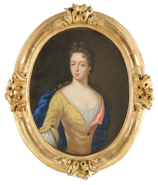 Framed Print : Maria Svart, 1647-1701, g. von der Osten Sacken, 1703. Creator: Unknown Framed Print : Maria Svart, 1647-1701, g. von der Osten Sacken, 1703. Creator: Unknown
