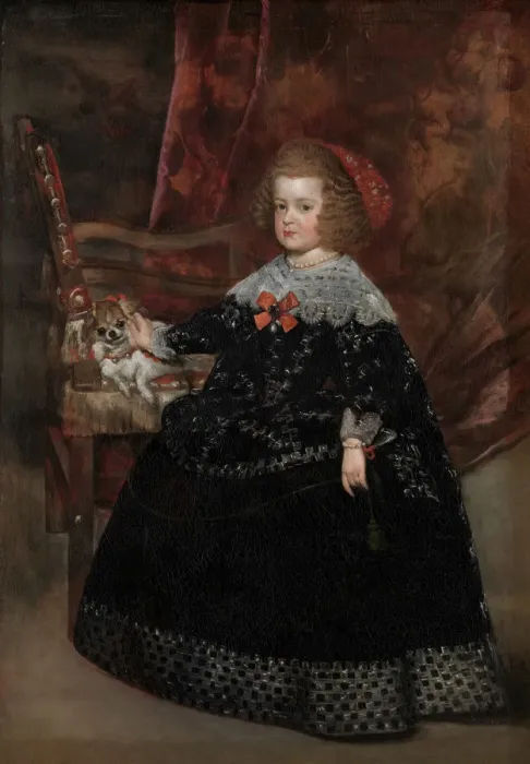 Framed Print : Maria Teresa (1638-1683), Infanta of Spain, ca. 1645. Creator: Juan Battista Martinez del Mazo Framed Print : Maria Teresa (1638-1683), Infanta of Spain, ca. 1645. Creator: Juan Battista Martinez del Mazo