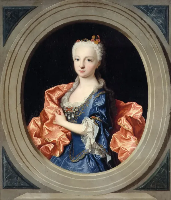 Framed Print : Maria Teresa Rafaela (1726-1746), Infanta of Spain, 1731. Creator: Ranc, Jean (1674-1735) Framed Print : Maria Teresa Rafaela (1726-1746), Infanta of Spain, 1731. Creator: Ranc, Jean (1674-1735)