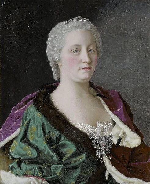 Maria Theresa, Archduchess of Austria, Queen of Hungary and Bohemia, and Holy Roman Empress, 1747. Creator: Jean-Etienne Liotard