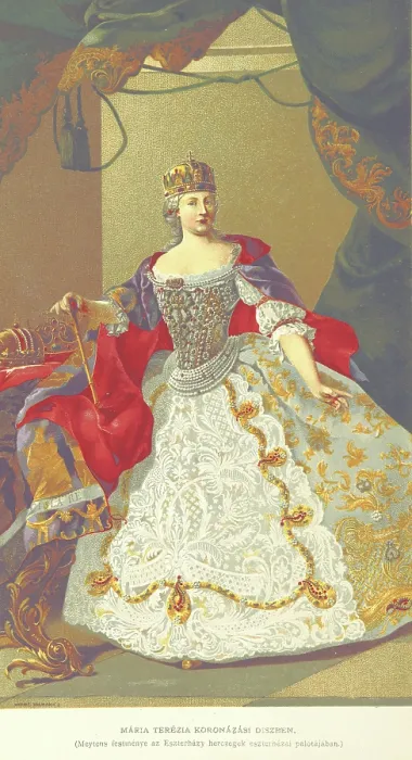 Framed Print : Maria Theresa in Coronation Dress... 1895. Creator: Unknown Framed Print : Maria Theresa in Coronation Dress... 1895. Creator: Unknown