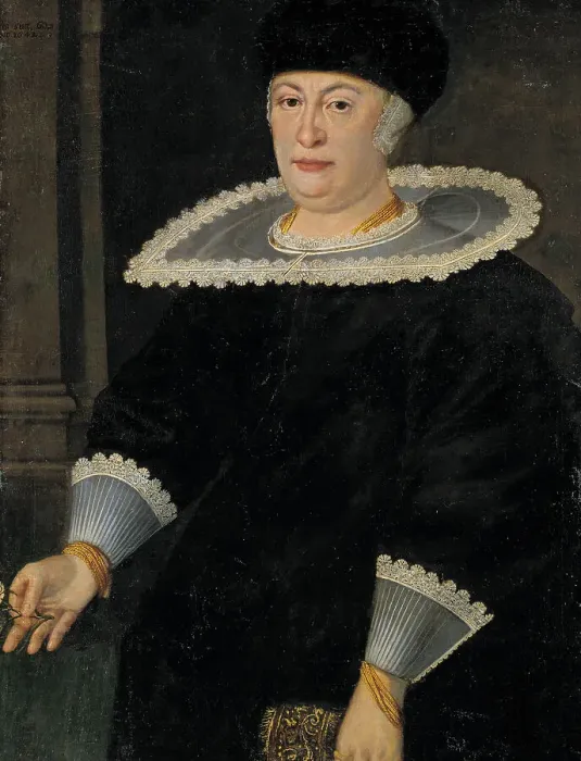 Framed Print : Maria von Qwickelberg, 1582-1646, 1642. Creator: Unknown Framed Print : Maria von Qwickelberg, 1582-1646, 1642. Creator: Unknown