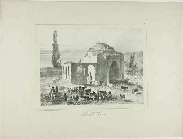 Framed Print : Mariah Tomb, Bachtcheh-Seraï, Crimea, August 21, 1837, 1838. Creator: Auguste Raffet Framed Print : Mariah Tomb, Bachtcheh-Seraï, Crimea, August 21, 1837, 1838. Creator: Auguste Raffet