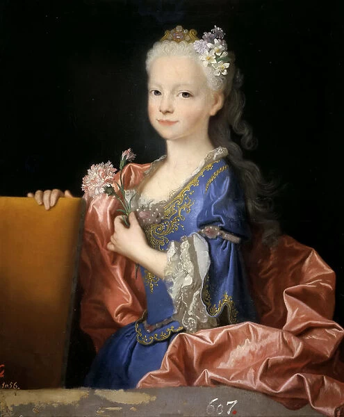 Mariana Victoria of Spain (1718-1781), 1725. Creator: Ranc, Jean (1674-1735)