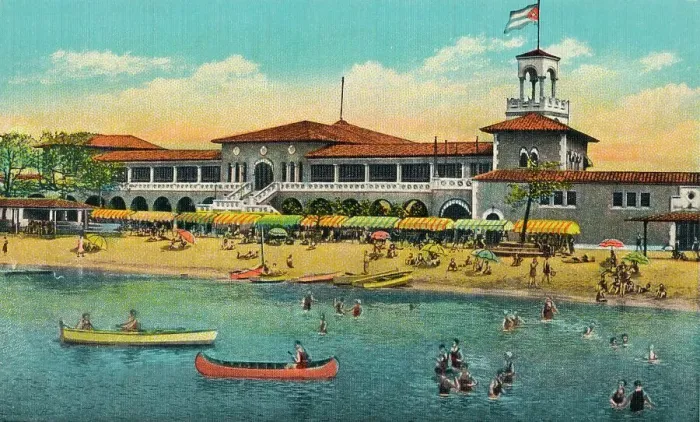 Framed Print : Marianao Bathing Beach, Havana, Cuba, c1910