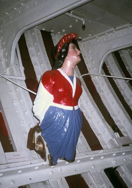 Marianne, figurehead from a French Grand Banks fishing boat