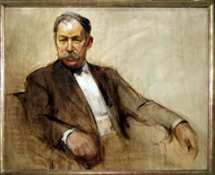 Framed Print : Mariano Benlliure (1826-1947), Spanish sculptor, portrait by Joaquin Sorolla Framed Print : Mariano Benlliure (1826-1947), Spanish sculptor, portrait by Joaquin Sorolla