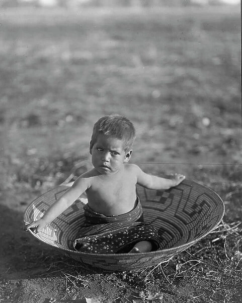 Maricopa child, c1907. Creator: Edward Sheriff Curtis