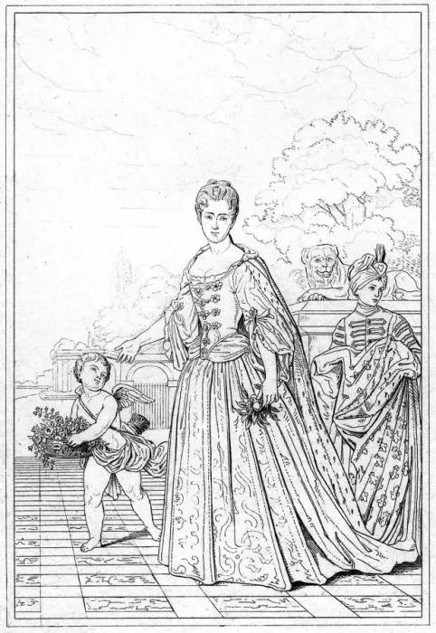 Framed Print : Marie Adelaide of Savoy, Duchess of Bourgogne, c17th century Framed Print : Marie Adelaide of Savoy, Duchess of Bourgogne, c17th century