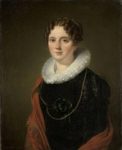 Marie Allebé-Herckenrath, Grandmother of the Painter August Allebé, 1820. Creator: Cornelis Kruseman