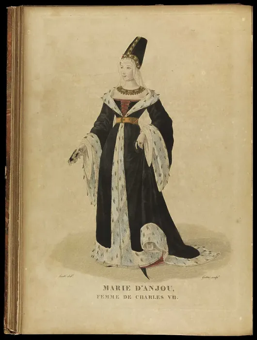 Framed Print : Marie of Anjou, Queen of France, Late 18th cent Artist: Gatine, Georges Jacques (1773-1831) Framed Print : Marie of Anjou, Queen of France, Late 18th cent Artist: Gatine, Georges Jacques (1773-1831)