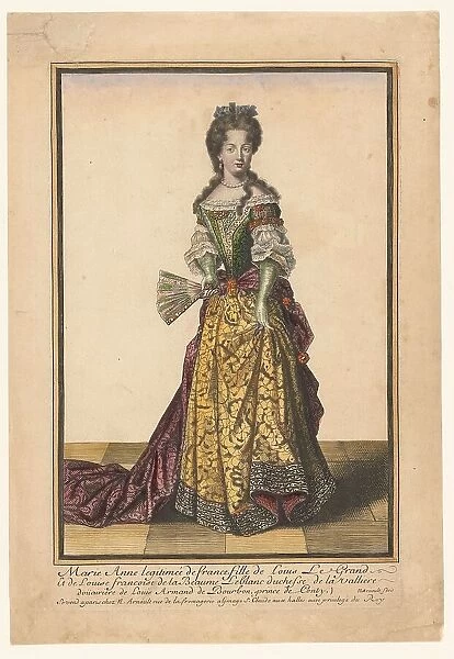 Marie Anne Légitimée de France, Fille de Louis Le Grand, c.1685. Creator: Nicolas Arnoult