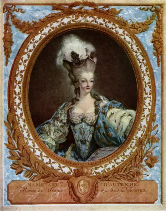 Framed Print : Marie Antoinette (1755-1793), queen consort of King Louis XVI of France, 1777 (1931). Artist: Jean-Francois Janinet Framed Print : Marie Antoinette (1755-1793), queen consort of King Louis XVI of France, 1777 (1931). Artist: Jean-Francois Janinet