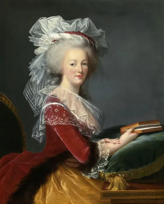 Framed Print : Marie Antoinette with a book Framed Print : Marie Antoinette with a book