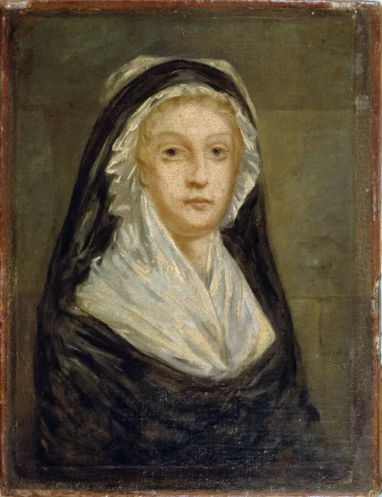 Framed Print : Marie Antoinette at the Conciergerie, 1793. Creator: Prieur, Sophie (active ca 1800) Framed Print : Marie Antoinette at the Conciergerie, 1793. Creator: Prieur, Sophie (active ca 1800)