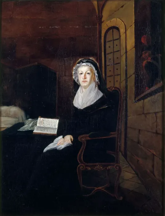Framed Print : Marie Antoinette at the Conciergerie, c. 1815. Creator: Anonymous Framed Print : Marie Antoinette at the Conciergerie, c. 1815. Creator: Anonymous