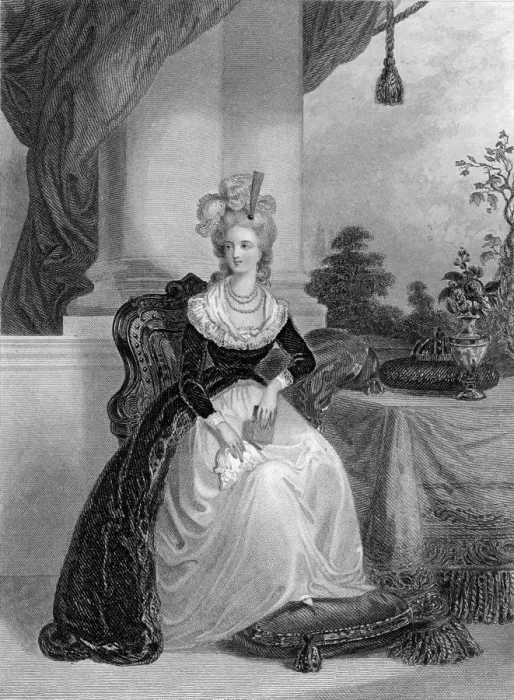Framed Print : Marie Antoinette, Queen of France and Navarre, c1840-1860. Artist: WH Mote Framed Print : Marie Antoinette, Queen of France and Navarre, c1840-1860. Artist: WH Mote