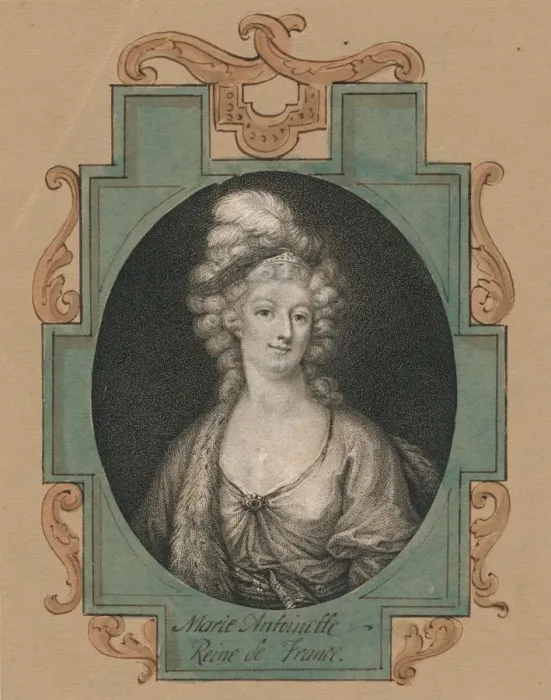 Framed Print : Marie Antoinette, Reine de France, (19th century). Creator: Unknown Framed Print : Marie Antoinette, Reine de France, (19th century). Creator: Unknown
