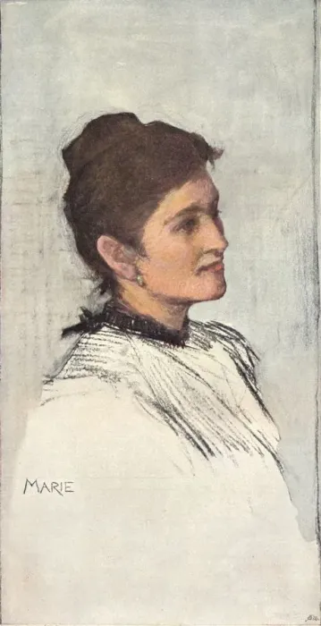 Framed Print : Marie, c19th century. Artists: Elizabeth Adela Forbes, Ralph Nevill Framed Print : Marie, c19th century. Artists: Elizabeth Adela Forbes, Ralph Nevill