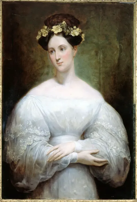 Framed Print : Marie d Orleans, duchess of Württemberg (1813-1839), 1831 Framed Print : Marie d Orleans, duchess of Württemberg (1813-1839), 1831