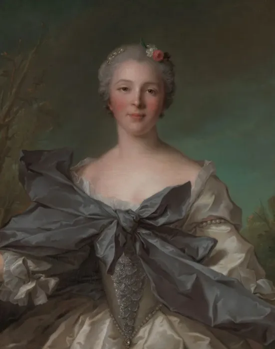 Framed Print : Marie Francoise de La Cropte de St. Abre, Marquise d Argence (born 1714), 1744 Framed Print : Marie Francoise de La Cropte de St. Abre, Marquise d Argence (born 1714), 1744