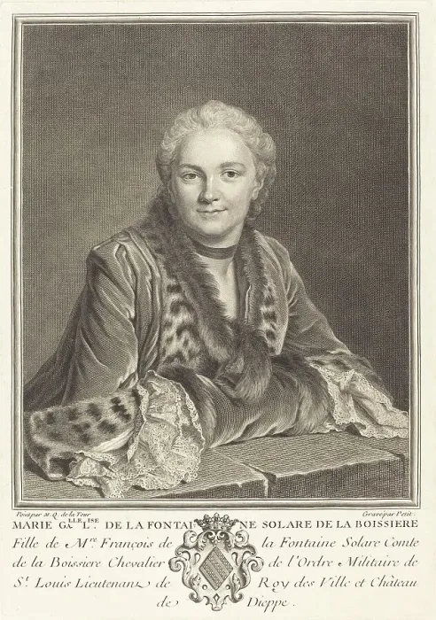 Framed Print : Marie Gallelise de la Fontaine. Creator: Louis Michel Petit Framed Print : Marie Gallelise de la Fontaine. Creator: Louis Michel Petit