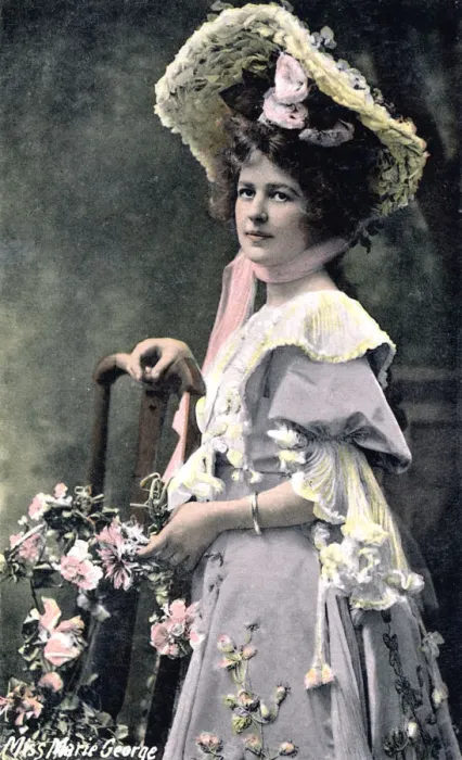 Framed Print : Marie George, American actress, early 20th century Framed Print : Marie George, American actress, early 20th century