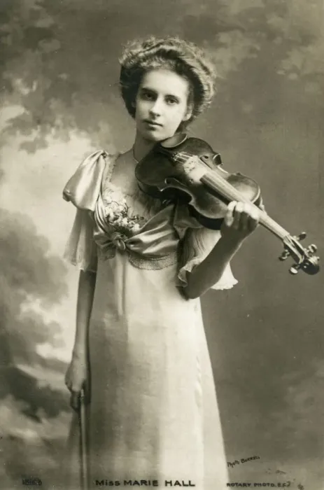 Framed Print : Marie Hall, English violinist, c1903. Artist: Rotary Photo Framed Print : Marie Hall, English violinist, c1903. Artist: Rotary Photo