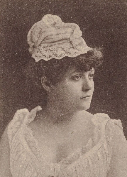 Marie Jaensen, from the Actresses series (N67) promoting Virginia Brights Cigarettes f