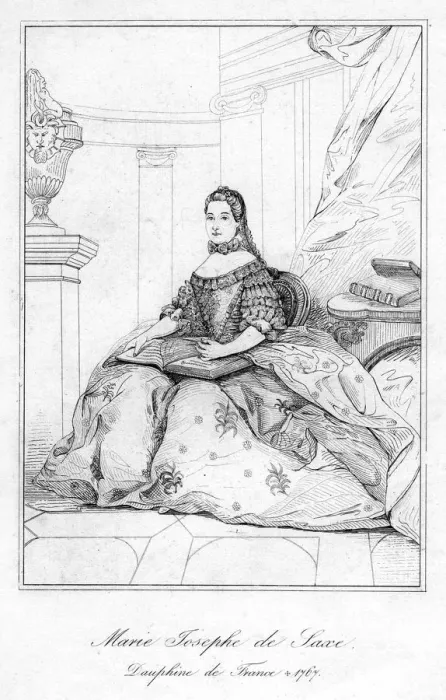 Framed Print : Marie-Josephe of Saxony, Dauphine of France Framed Print : Marie-Josephe of Saxony, Dauphine of France