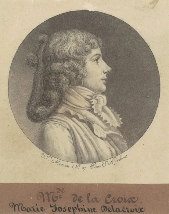 Framed Print : Marie Josephine Delacroix, 1797. Creator: Charles Balthazar Julien Fé Framed Print : Marie Josephine Delacroix, 1797. Creator: Charles Balthazar Julien Fé