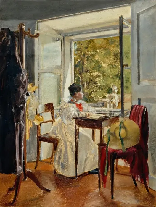 Framed Print : Marie Krafft at the desk, 1830. Creator: Johann Peter Krafft Framed Print : Marie Krafft at the desk, 1830. Creator: Johann Peter Krafft