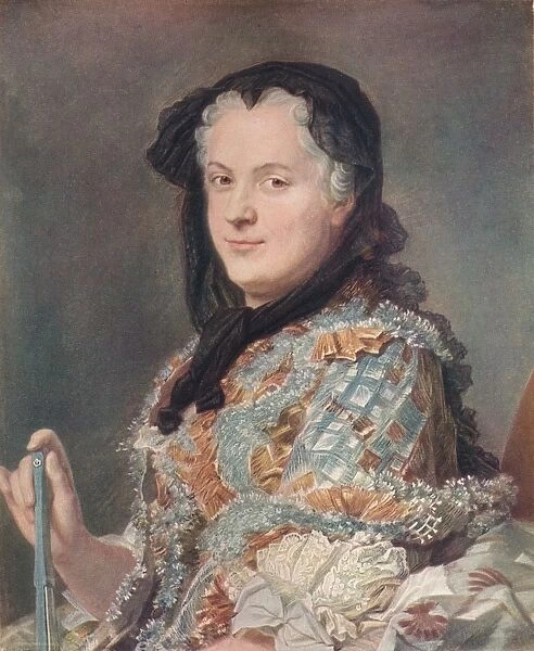 Marie Leczinska, c1748. Artist: Maurice-Quentin de La Tour