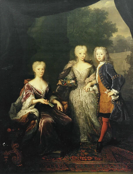 Marie Louise, 1688-1765, Princess of Hesse-Kassel, married to John William Friso of Nassau... 1726 Creator: Unknown