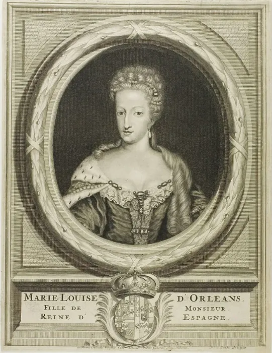 Framed Print : Marie Louise d'Orleans, n.d. Creator: Pieter Stevens van Gunst Framed Print : Marie Louise d'Orleans, n.d. Creator: Pieter Stevens van Gunst