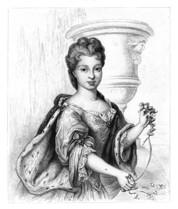 Framed Print : Marie Louise Elisabeth of Orleans Framed Print : Marie Louise Elisabeth of Orleans