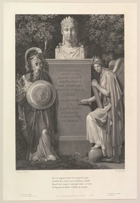Framed Print : Marie Louise, Empress of the French, 1811. Creator: J. L. Benoist Framed Print : Marie Louise, Empress of the French, 1811. Creator: J. L. Benoist