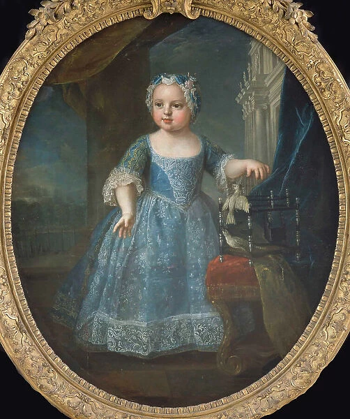 Marie Louise of France (1728-1733), ca 1730. Creator: Gobert, Pierre (1662-1744)