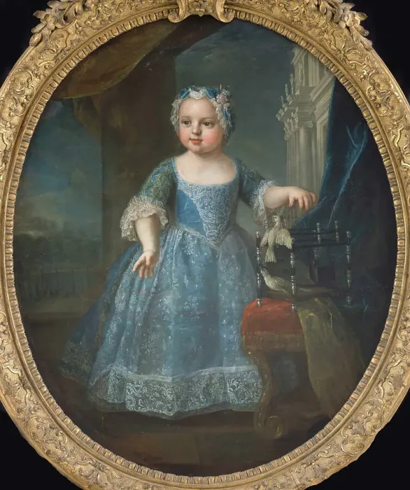 Framed Print : Marie Louise of France (1728-1733), ca 1730. Creator: Gobert, Pierre (1662-1744) Framed Print : Marie Louise of France (1728-1733), ca 1730. Creator: Gobert, Pierre (1662-1744)