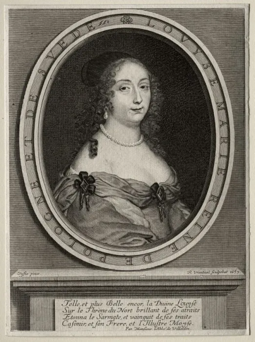 Framed Print : Marie Louise de Gonzague, Reine de Pologne, 1653. Creator: Robert Nanteuil (French, 1623-1678) Framed Print : Marie Louise de Gonzague, Reine de Pologne, 1653. Creator: Robert Nanteuil (French, 1623-1678)