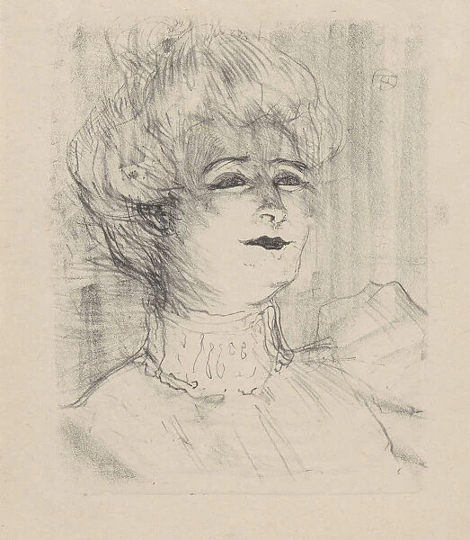 Marie-Louise Marsy, 1898. 1898. Creator: Henri de Toulouse-Lautrec
