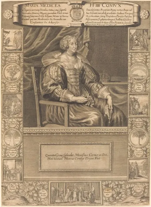 Framed Print : Marie de Medici. Creator: Unknown Framed Print : Marie de Medici. Creator: Unknown