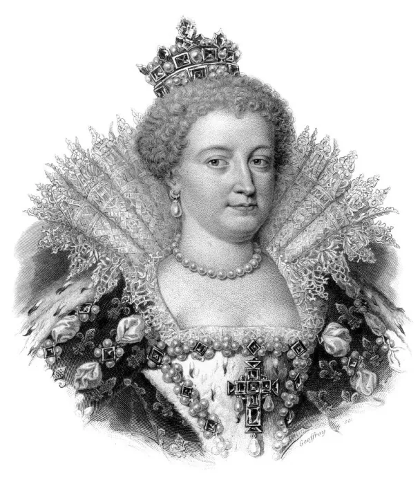 Framed Print : Marie de Medici, Queen Consort of Henry IV of France. Artist: Geoffroy Framed Print : Marie de Medici, Queen Consort of Henry IV of France. Artist: Geoffroy