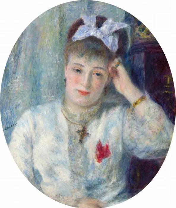 Framed Print : Marie Murer, 1877. Creator: Pierre-Auguste Renoir Framed Print : Marie Murer, 1877. Creator: Pierre-Auguste Renoir